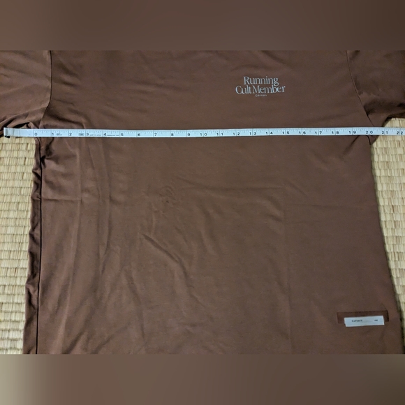 Satisfy Running Cult Member Auralite T-shirt Brown Men's Size 2 (Med) - Picture 6 of 7